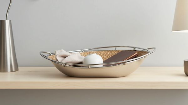 Améliorez votre rangement avec un panier en métal élégant