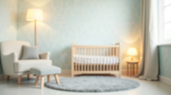 Créez un cocon apaisant avec le papier peint chambre bébé